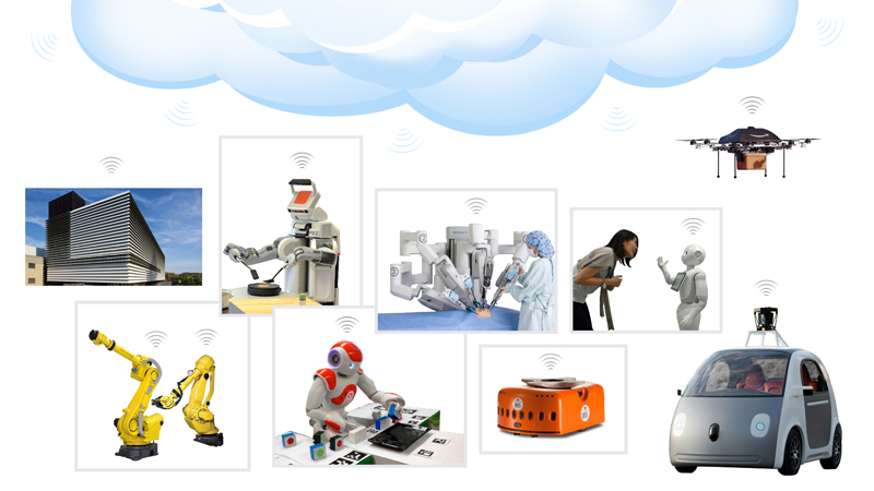 Cloud Robotics Illustrazione