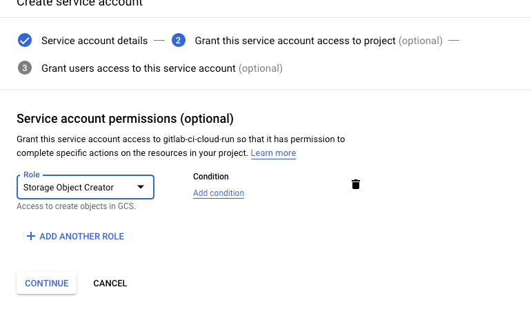 create service 2