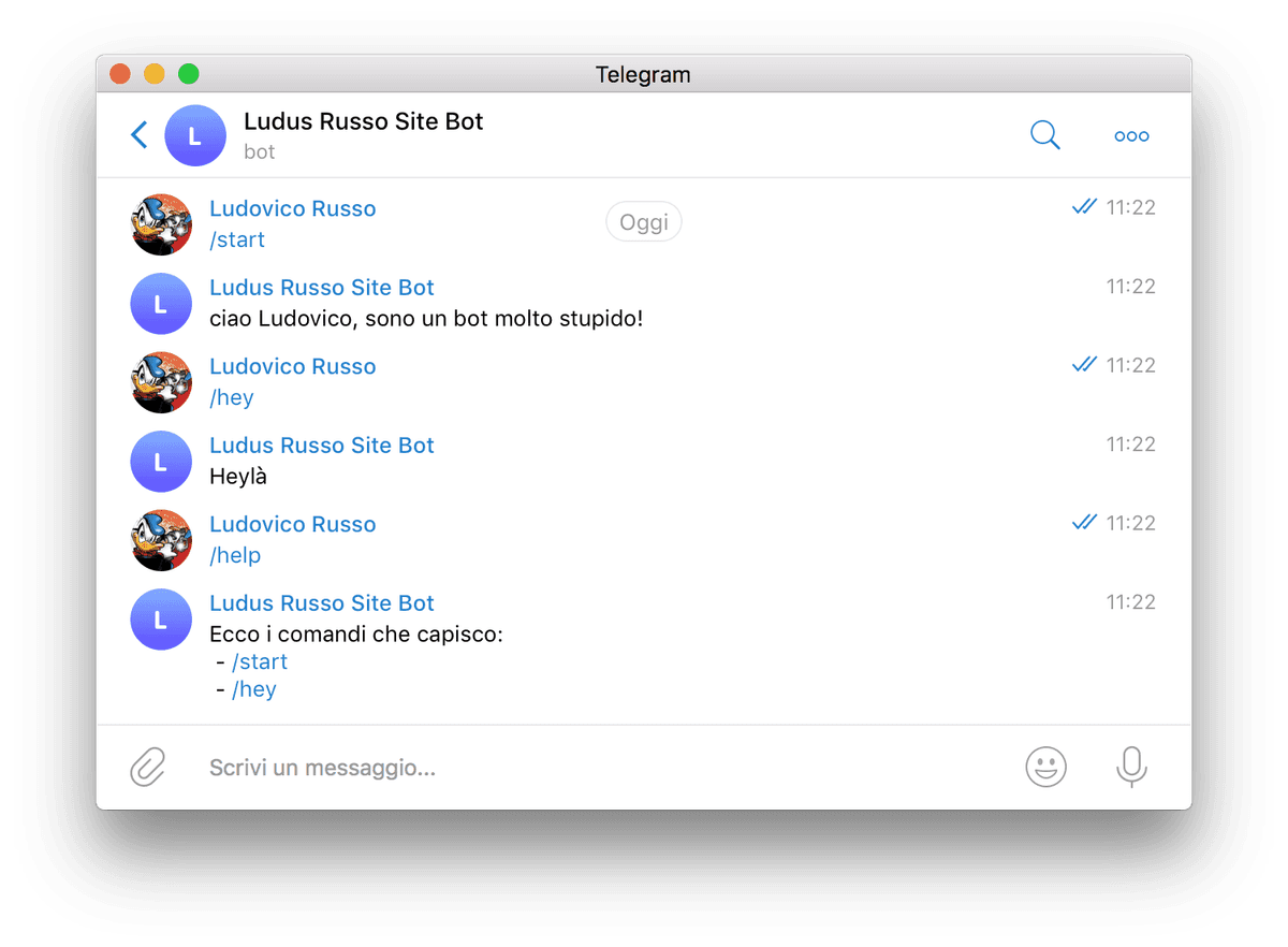 Esempio Telegram 1