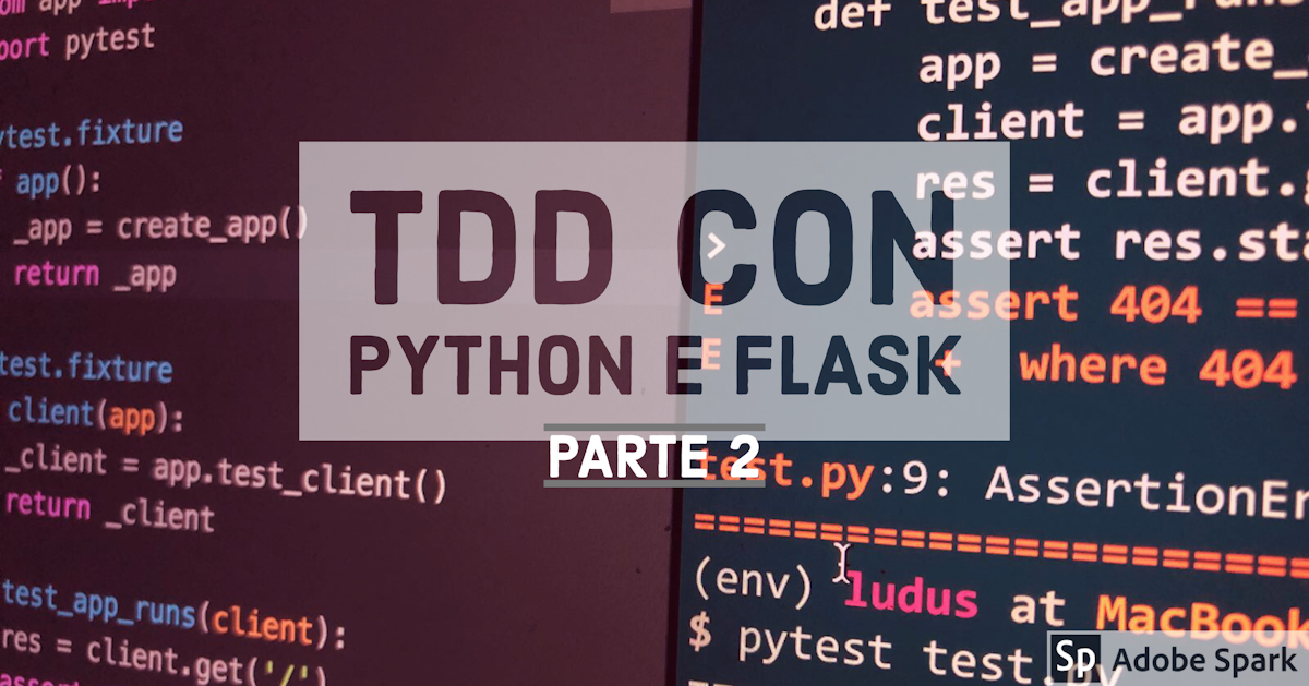 TDD con Flask e PyTest per lo sviluppo di API REST. Parte 2