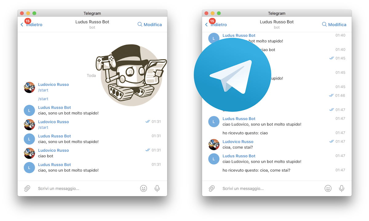 Creare un Bot Telegram in Node.js