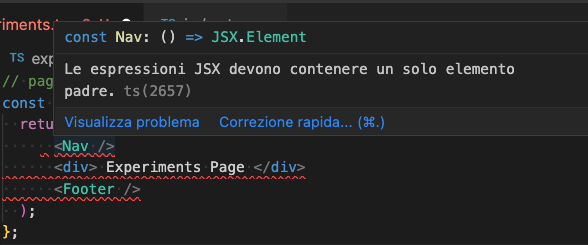 JSX error
